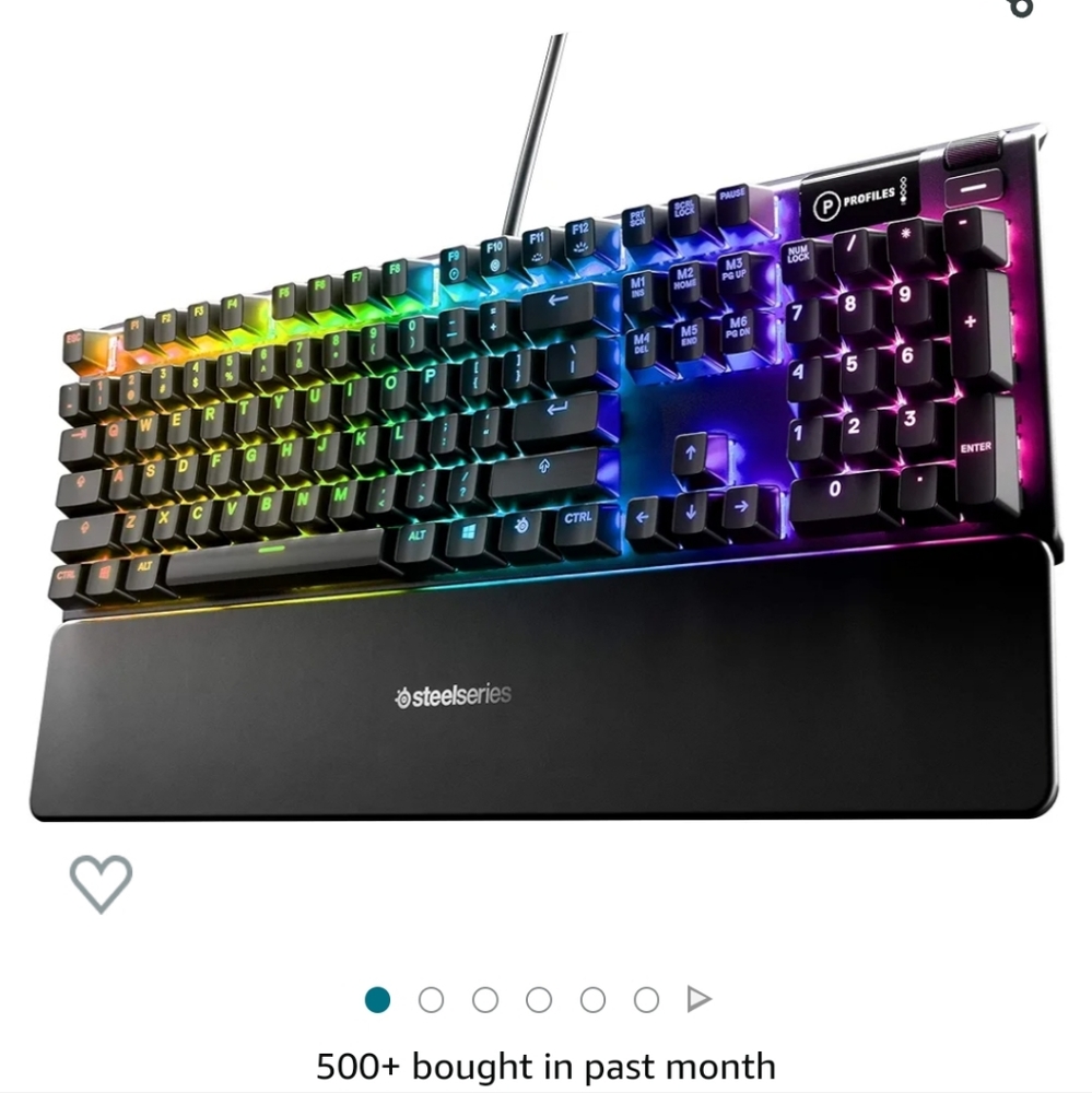 SteelSeries USB Apex 5 Hybrid Mechanical Gaming Keyboard